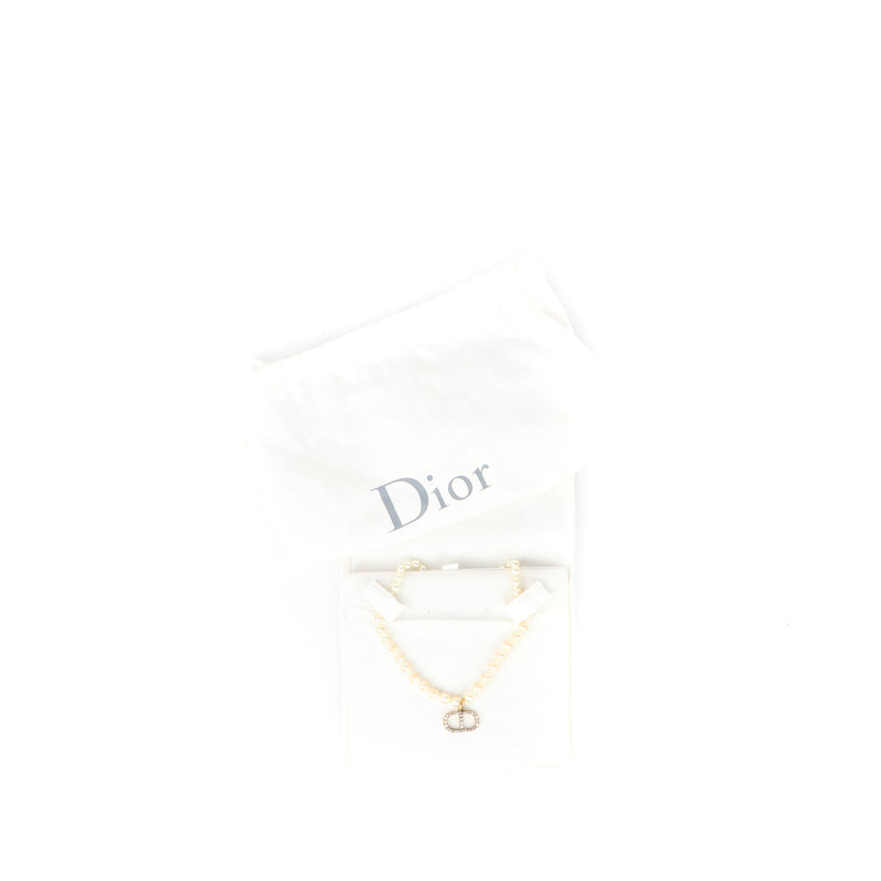 DIOR - Collier CD 30 Montaigne perles et strass