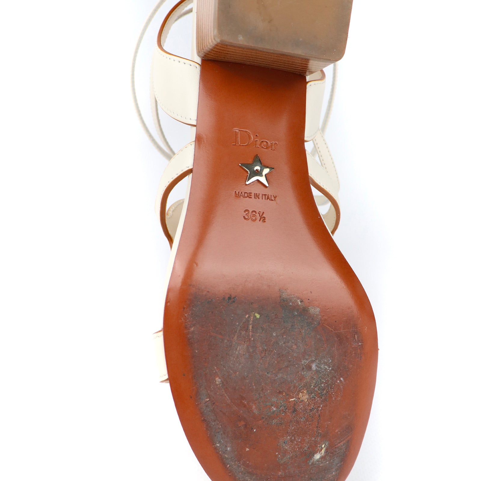 DIOR - Sandales à talon D-Club (T36,5)