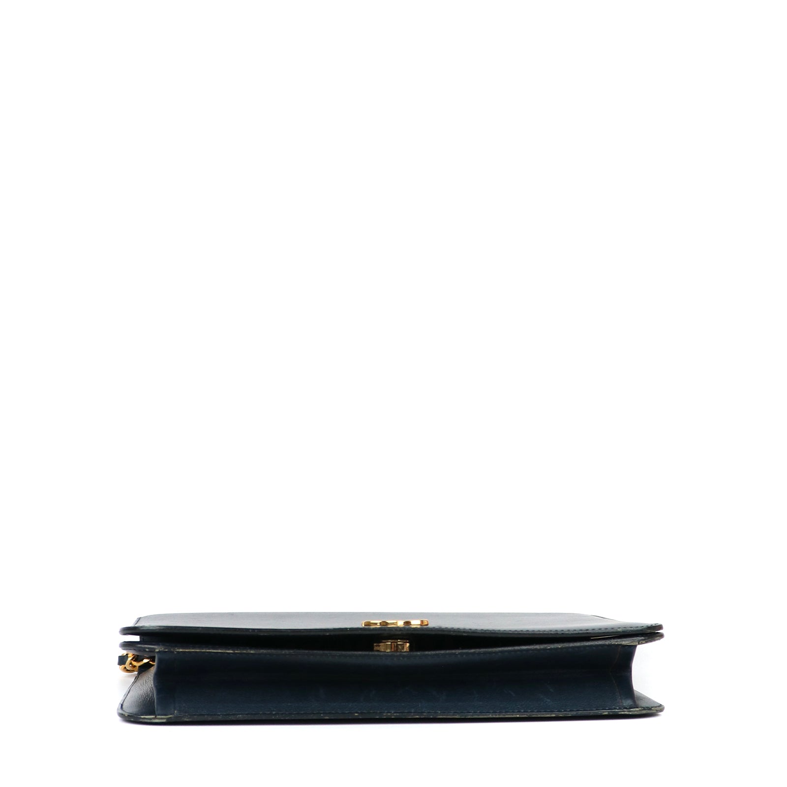 CHANEL - Sac vintage en cuir lisse