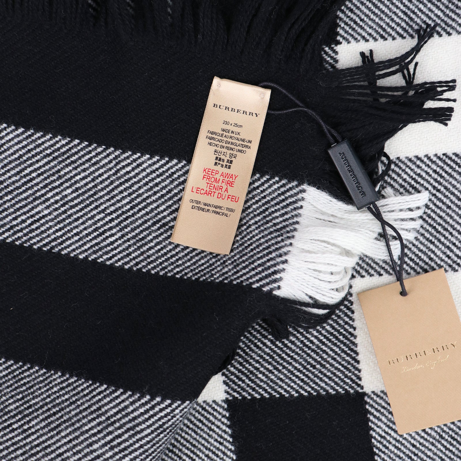 BURBERRY - Écharpe en laine