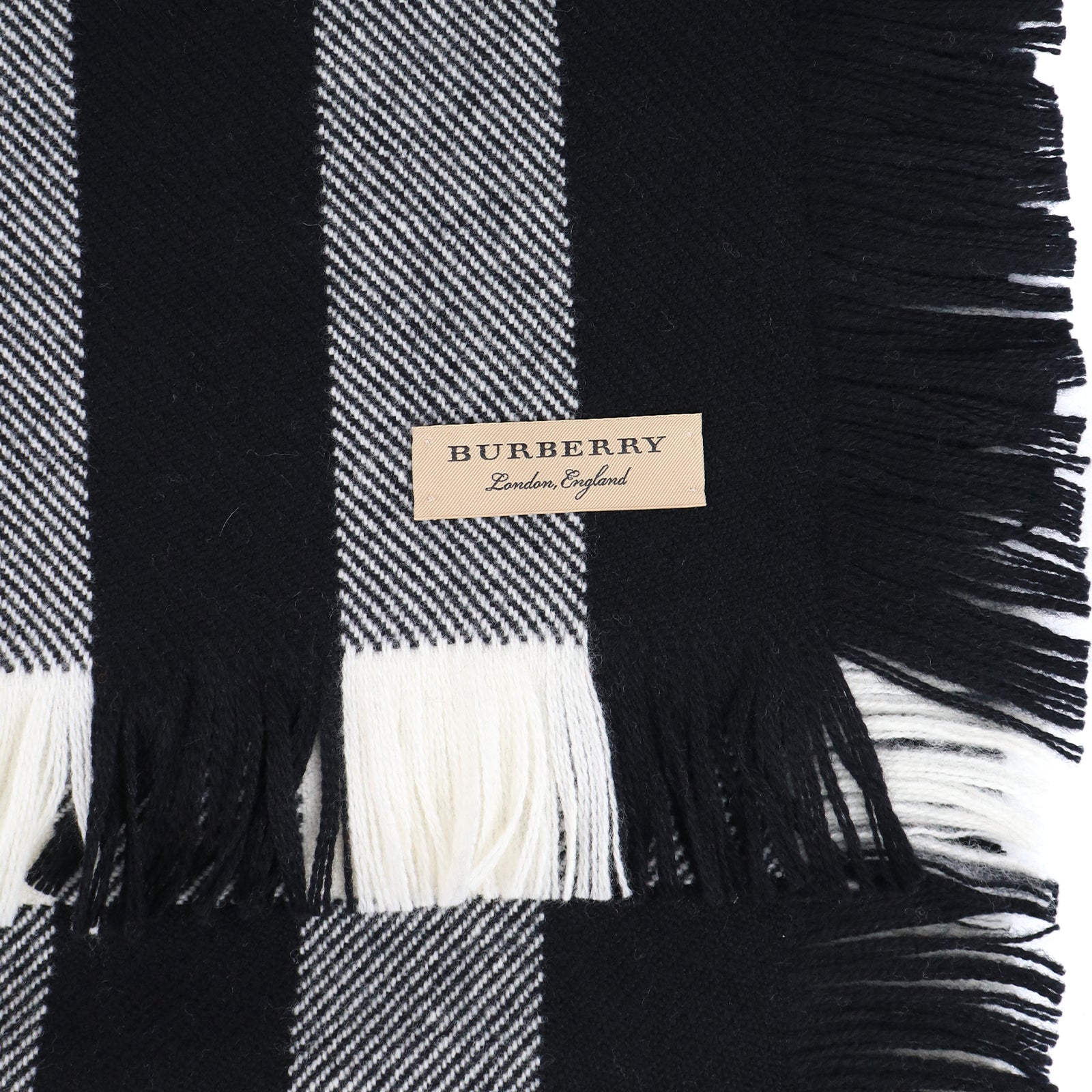 BURBERRY - Écharpe en laine