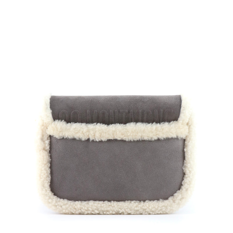 DIOR - Sac à bandoulière Bobby medium en daim et laine