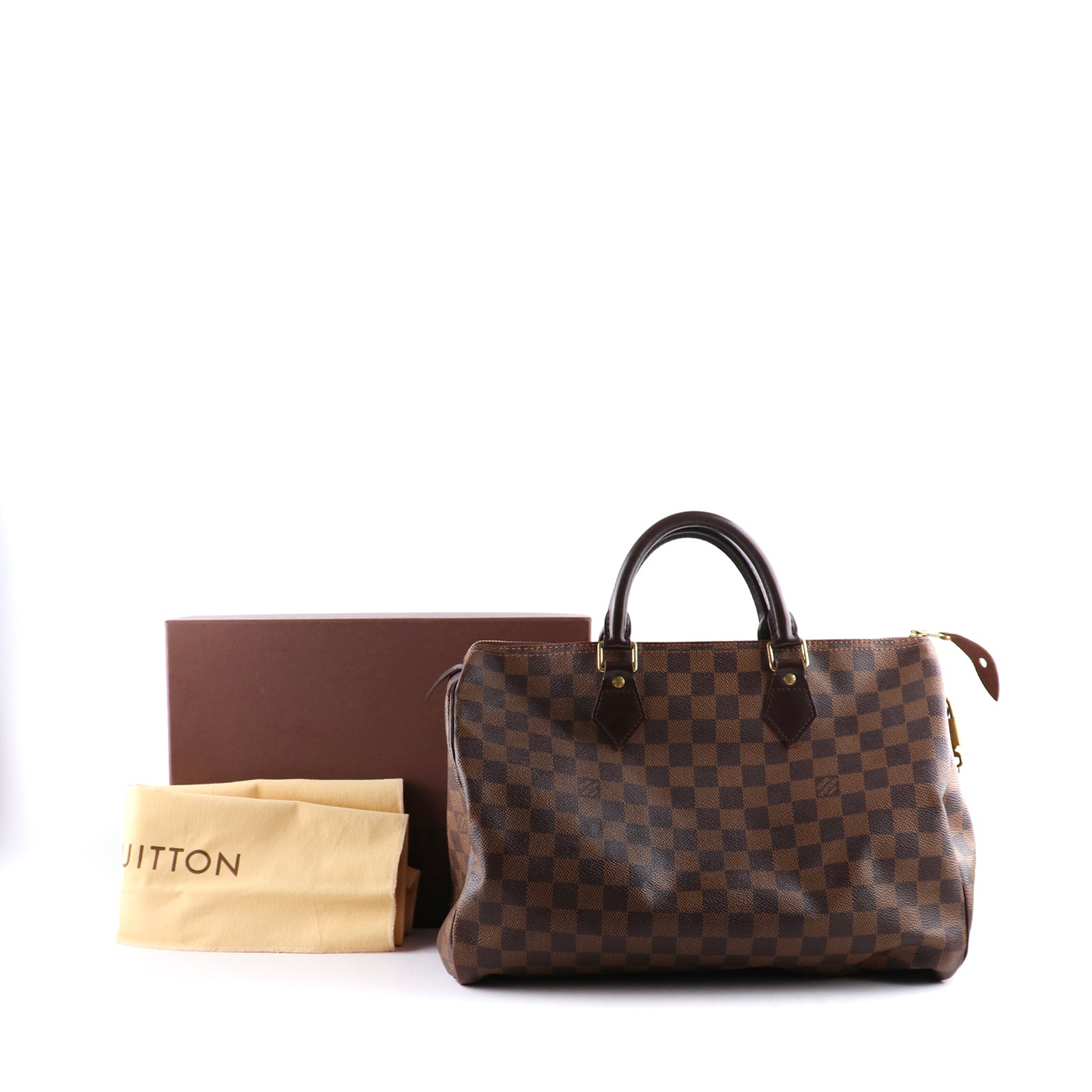 LOUIS VUITTON - Speedy 35 Damier Ébène