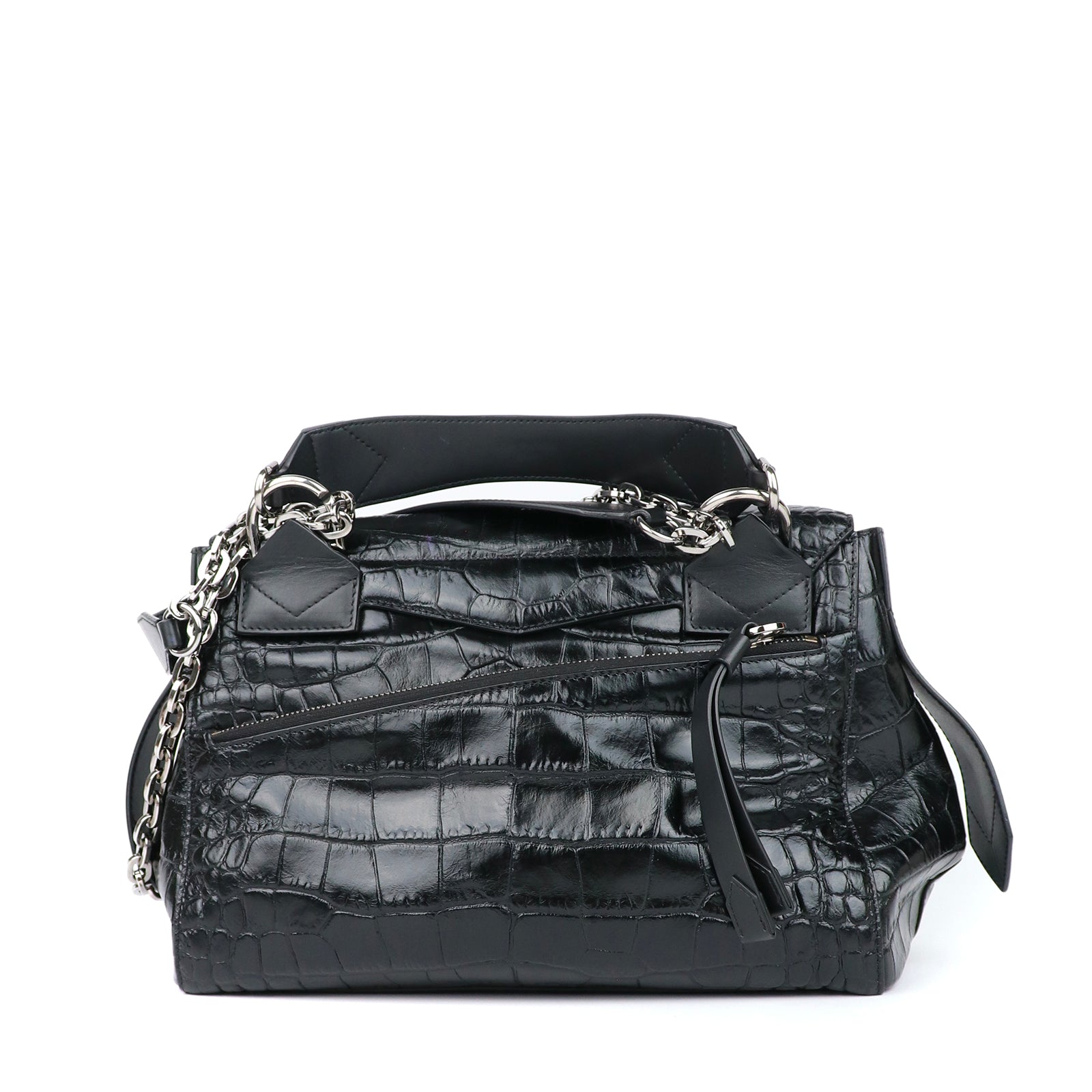 GIVENCHY - Sac à bandoulière en cuir embossé croco