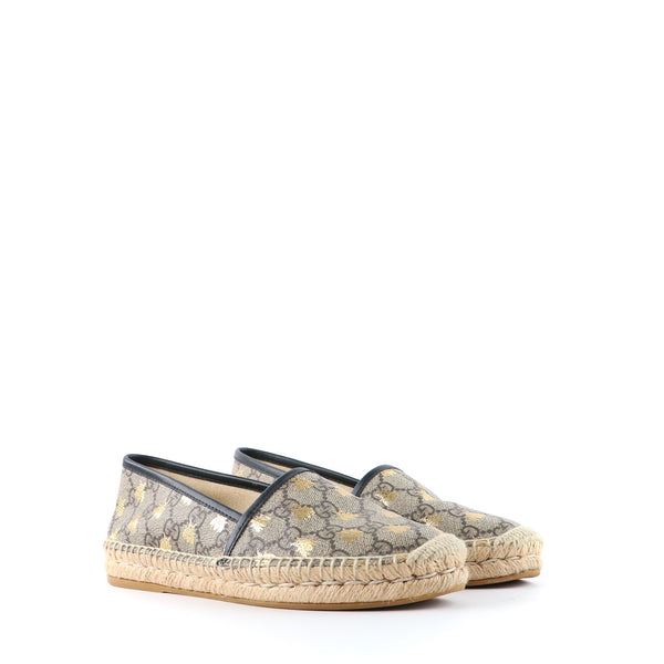GUCCI - Espadrilles en toile GG et abeilles (T36,5)
