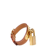 HERMÈS - Montre Kelly en cuir gold