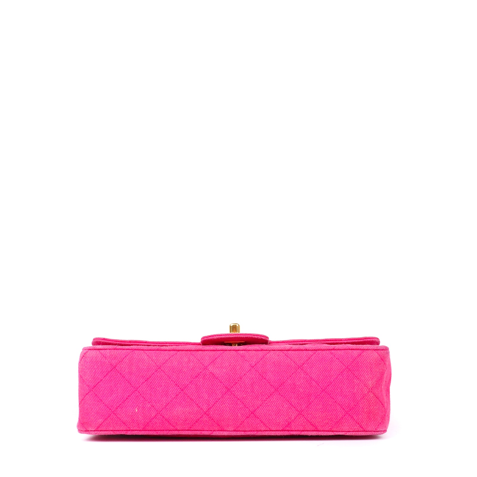 CHANEL - Sac à bandoulière Timeless en denim rose vintage