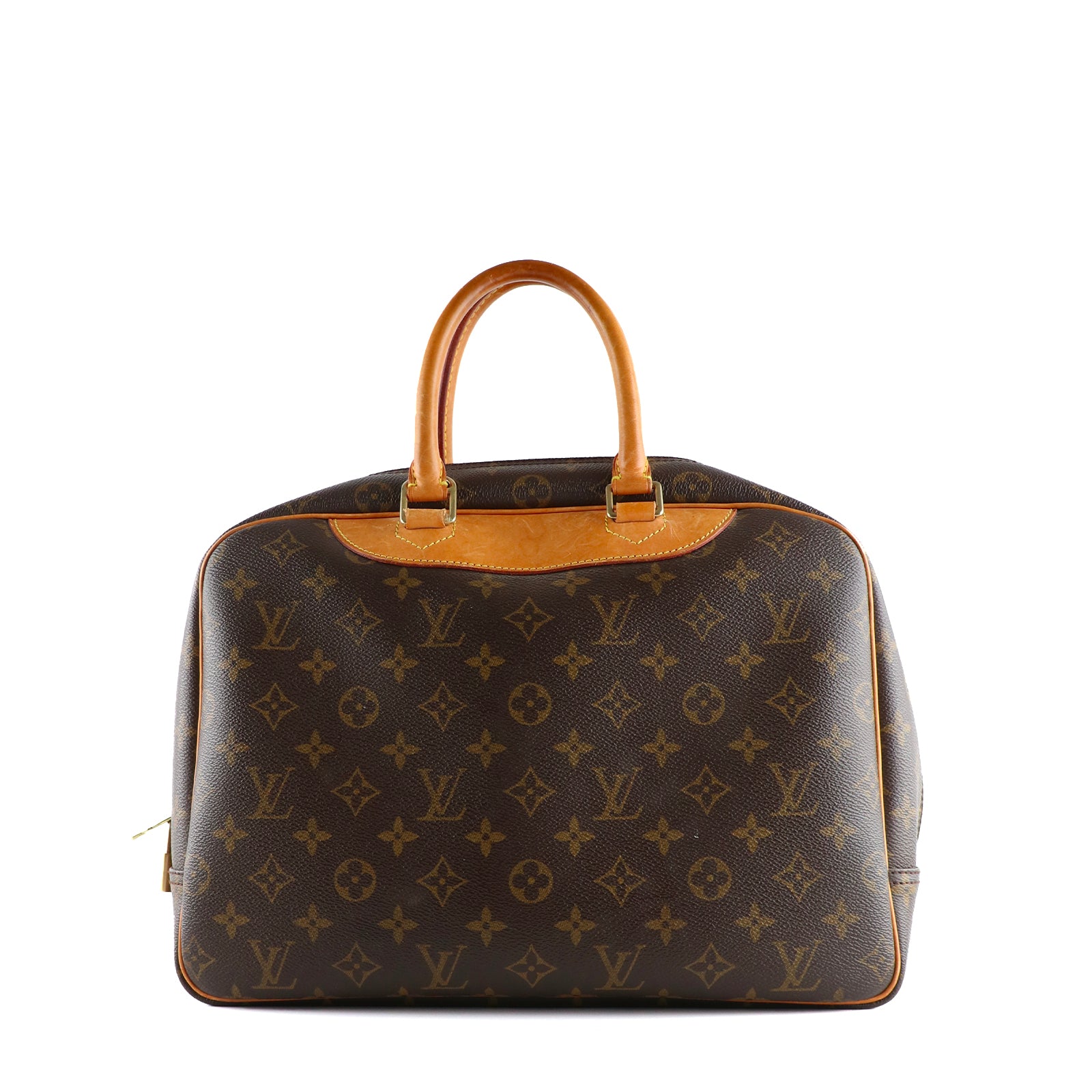 LOUIS VUITTON - Sac à main Deauville en toile monogramme
