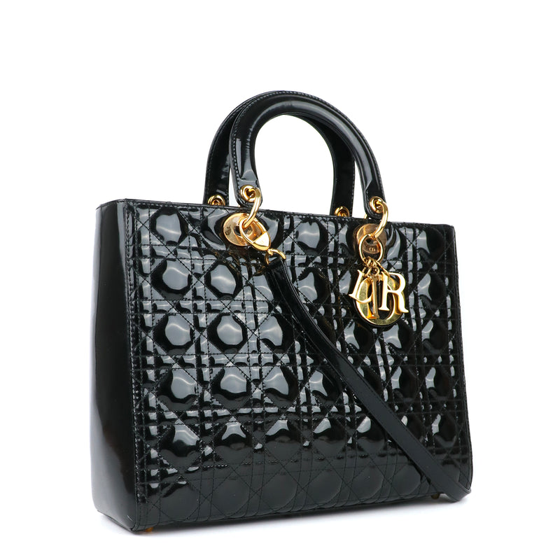 DIOR - Sac à main Lady Dior Large