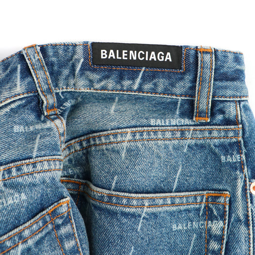 BALENCIAGA - Jeans en denim Logo (S)