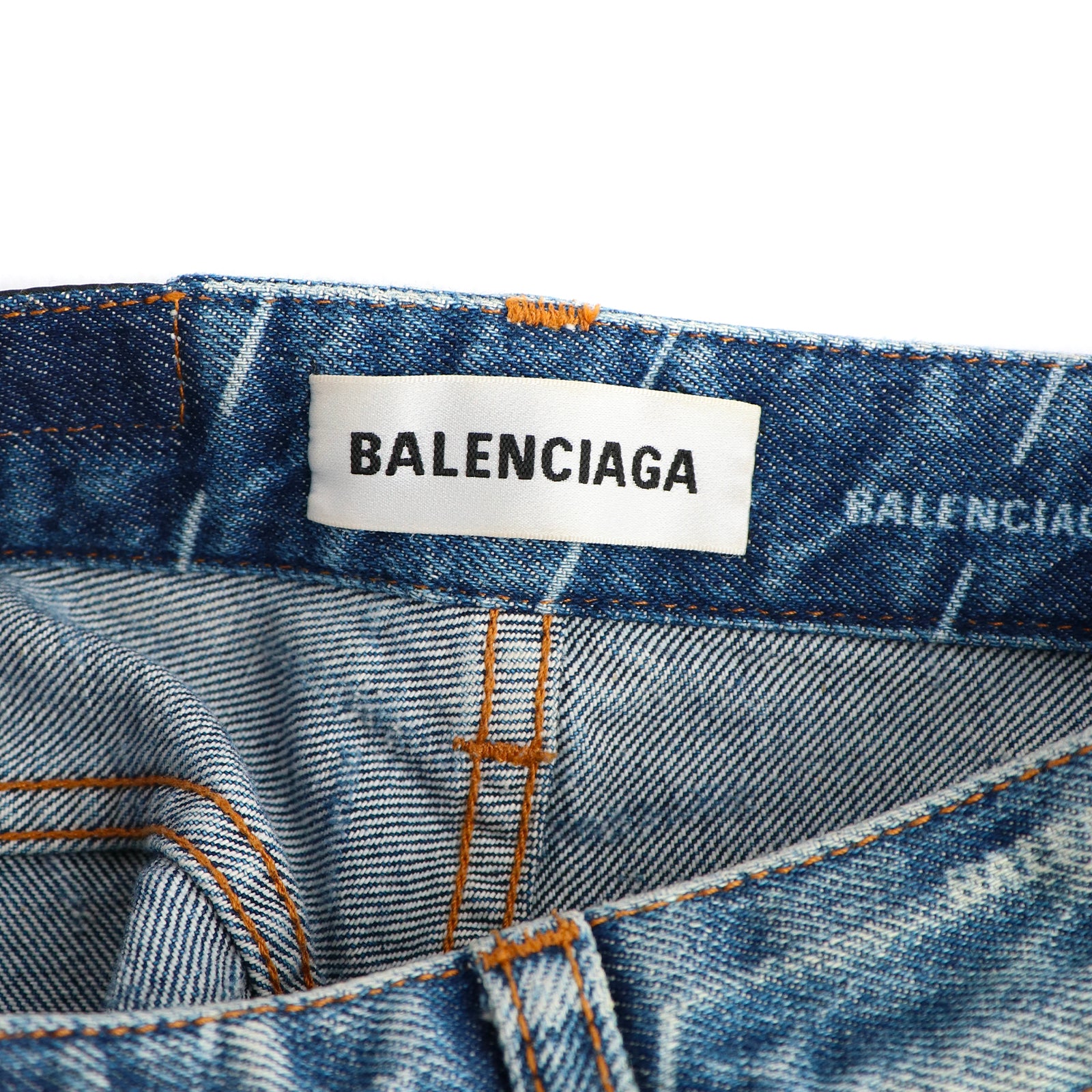 BALENCIAGA - Logo denim jeans (S)