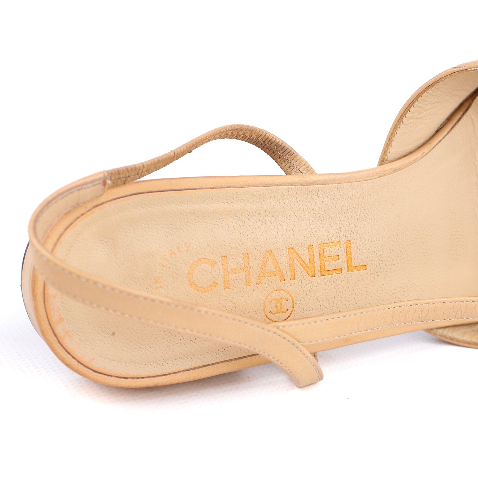 CHANEL - Sandales Slingback (T38)