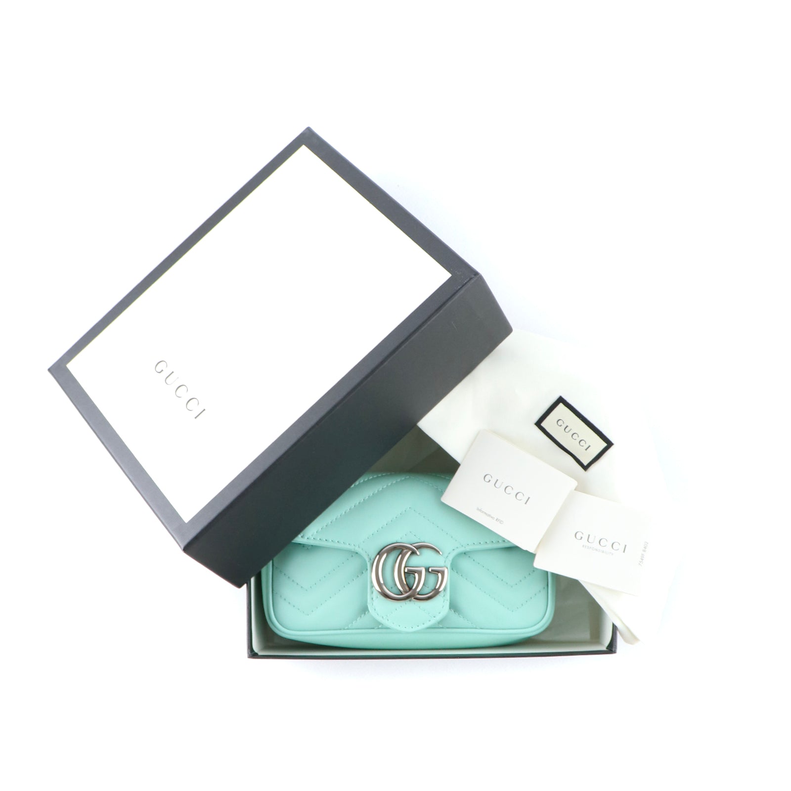 GUCCI - Sac super mini GG Marmont