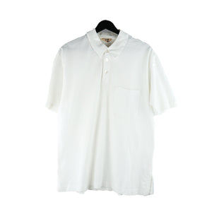 HERMÈS - Vintage white polo shirt (M)