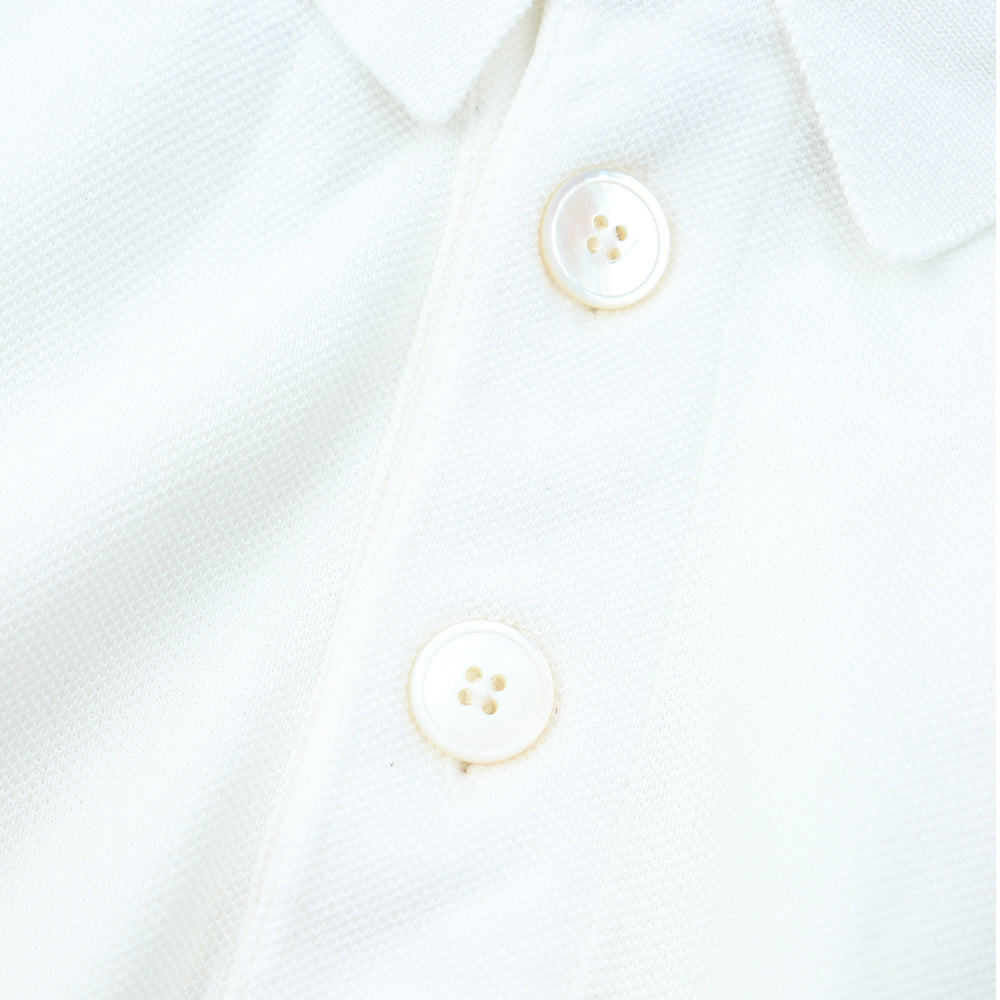 HERMÈS - Polo blanc vintage (M)