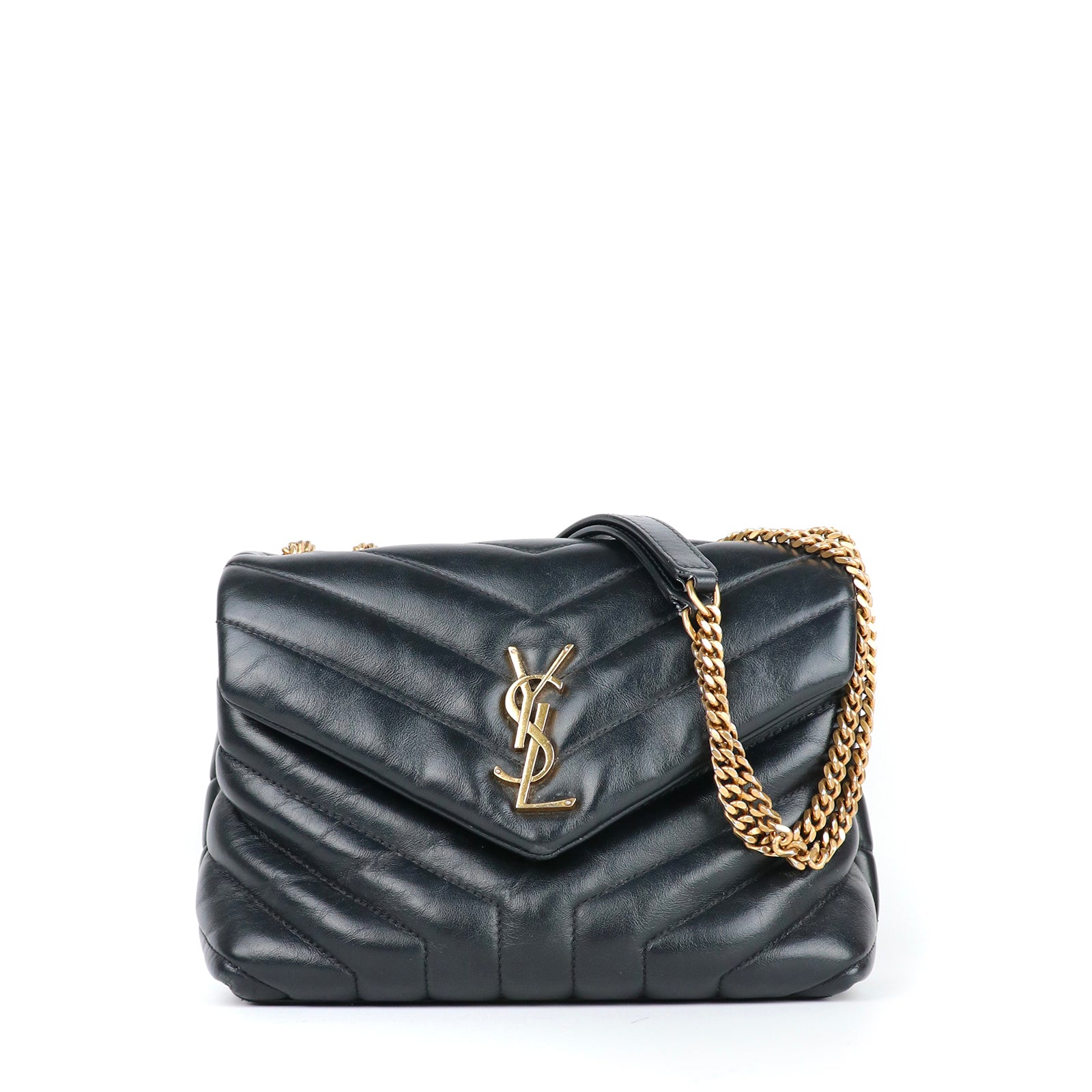 SAINT LAURENT - Loulou small shoulder bag in quilted leather