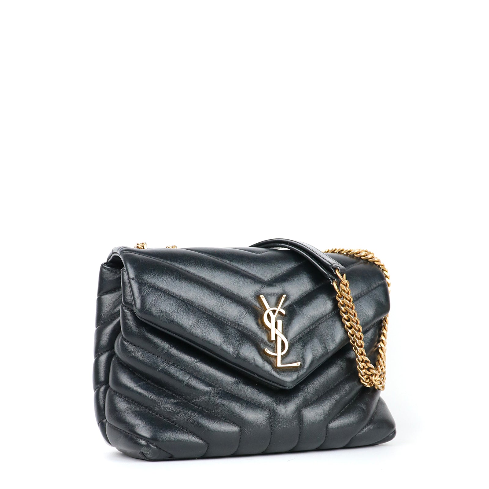 SAINT LAURENT - Loulou small shoulder bag in quilted leather