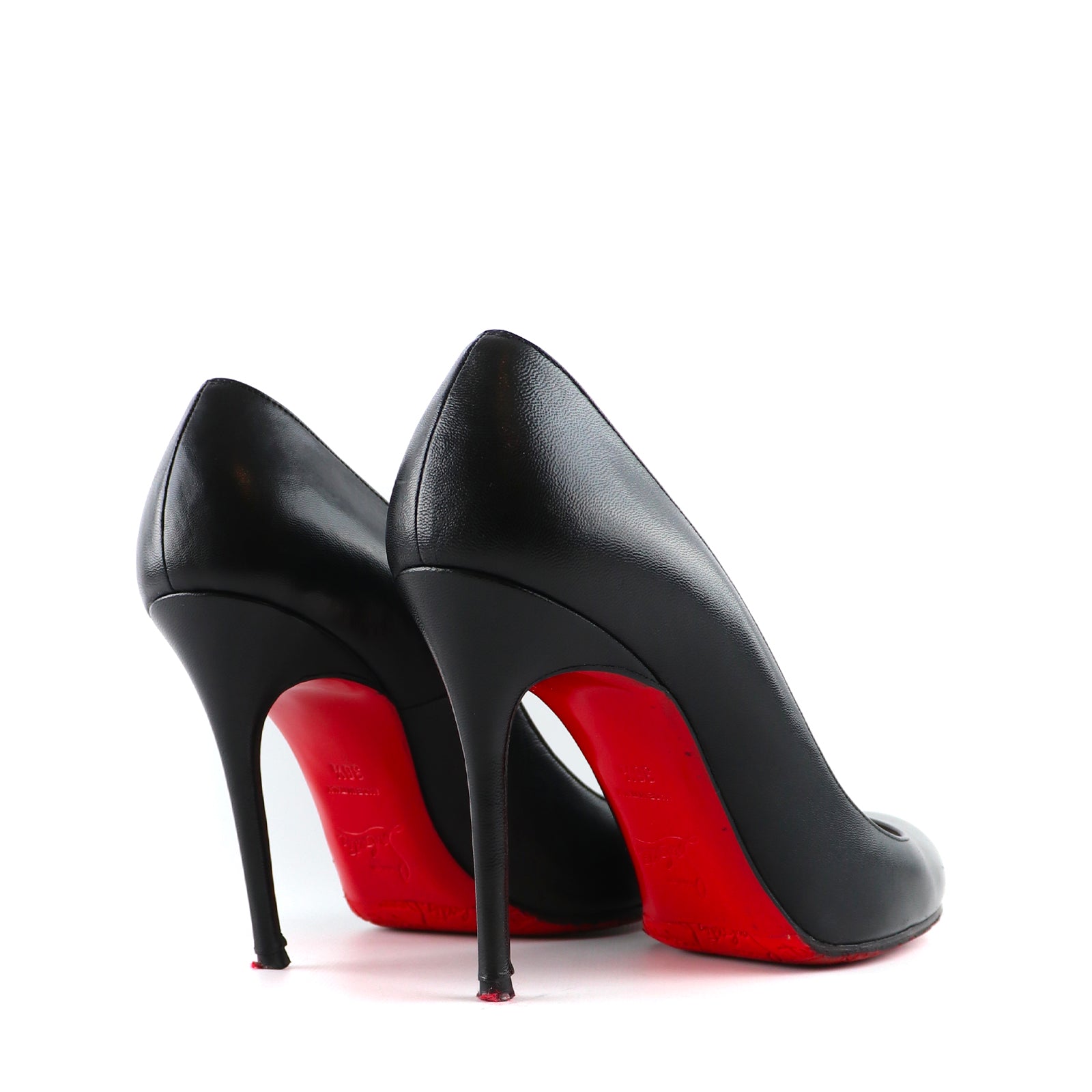 LOUBOUTIN - Fifi pumps in black leather (T36.5)