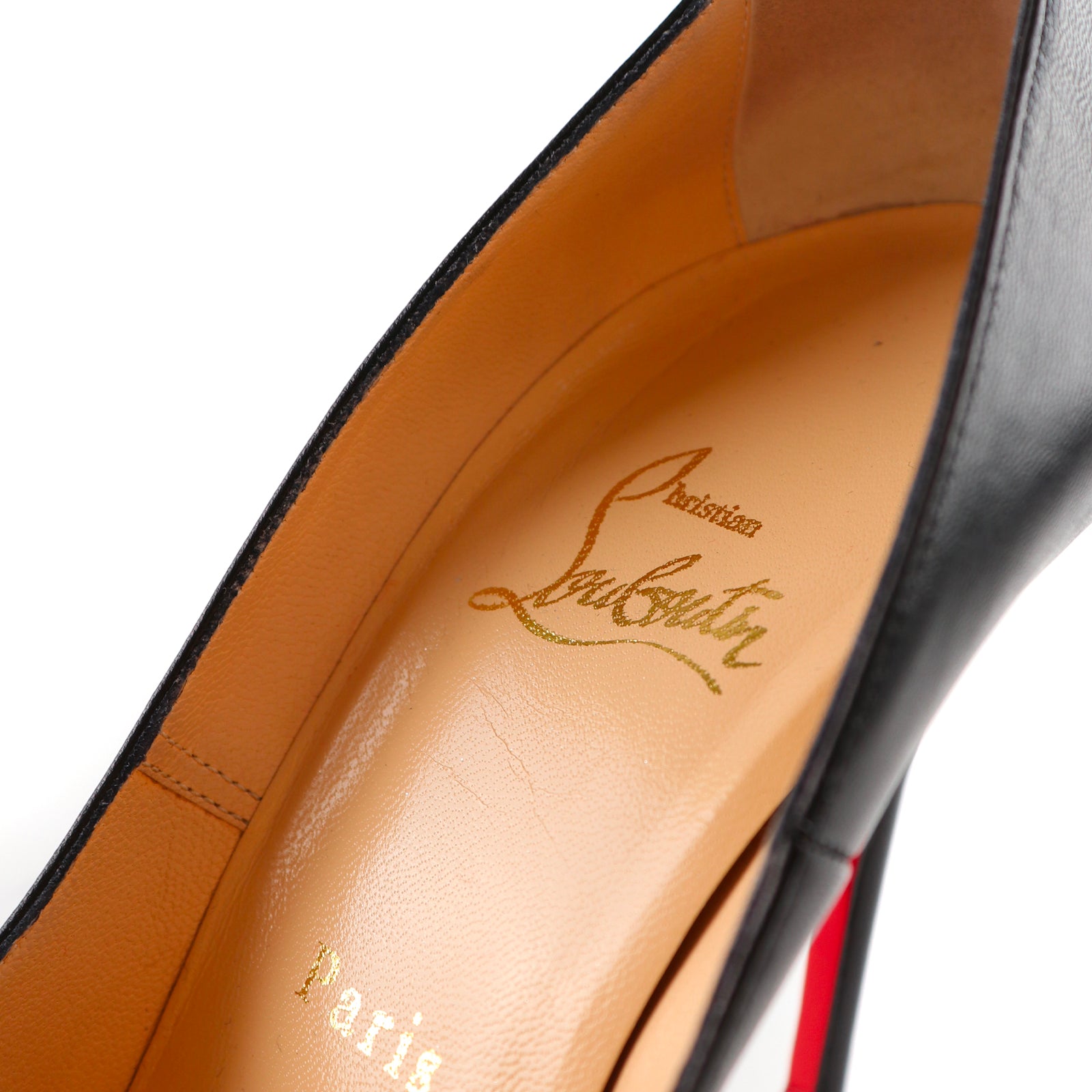 LOUBOUTIN - Fifi pumps in black leather (T36.5)