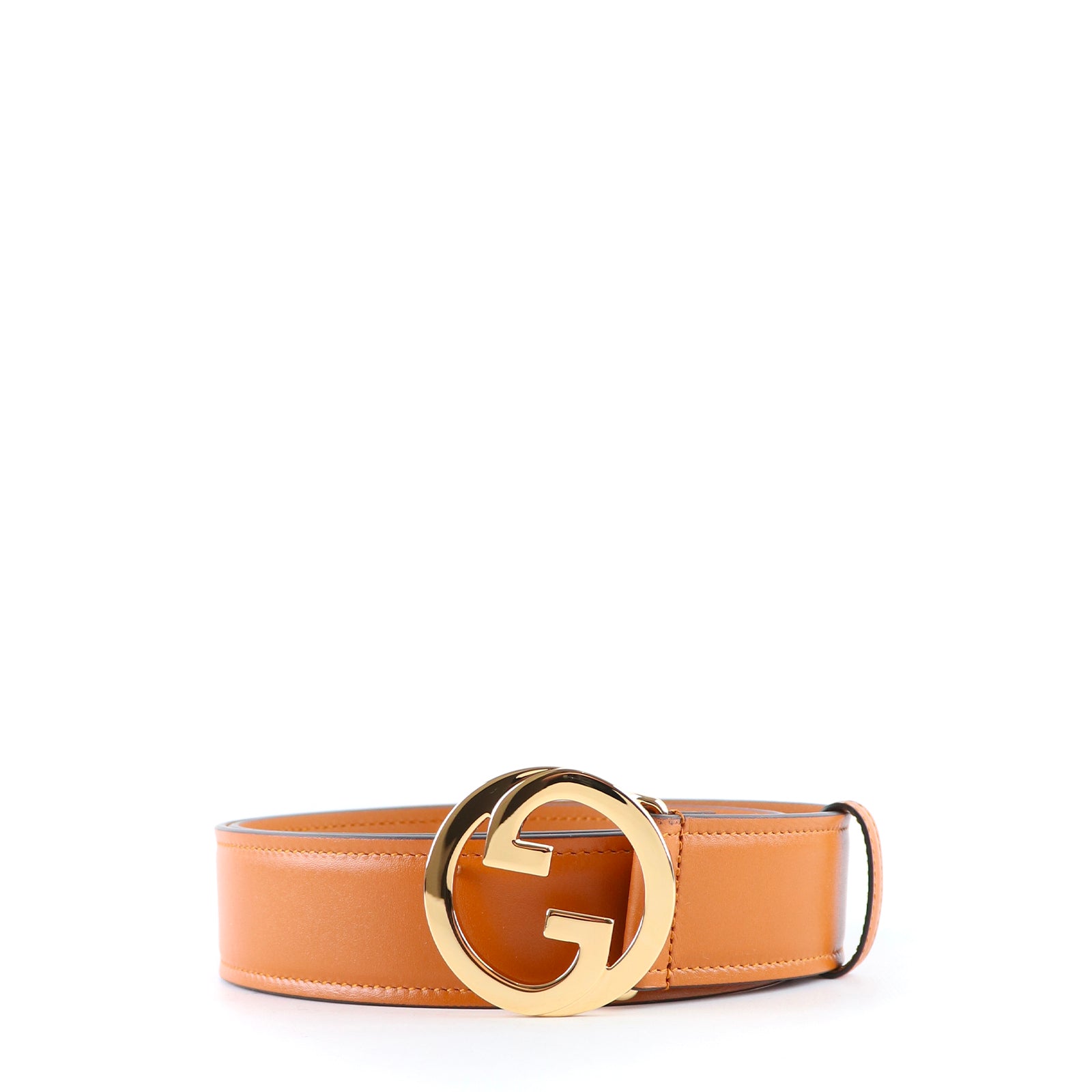 GUCCI - GG Blondie belt in brown leather (T85)