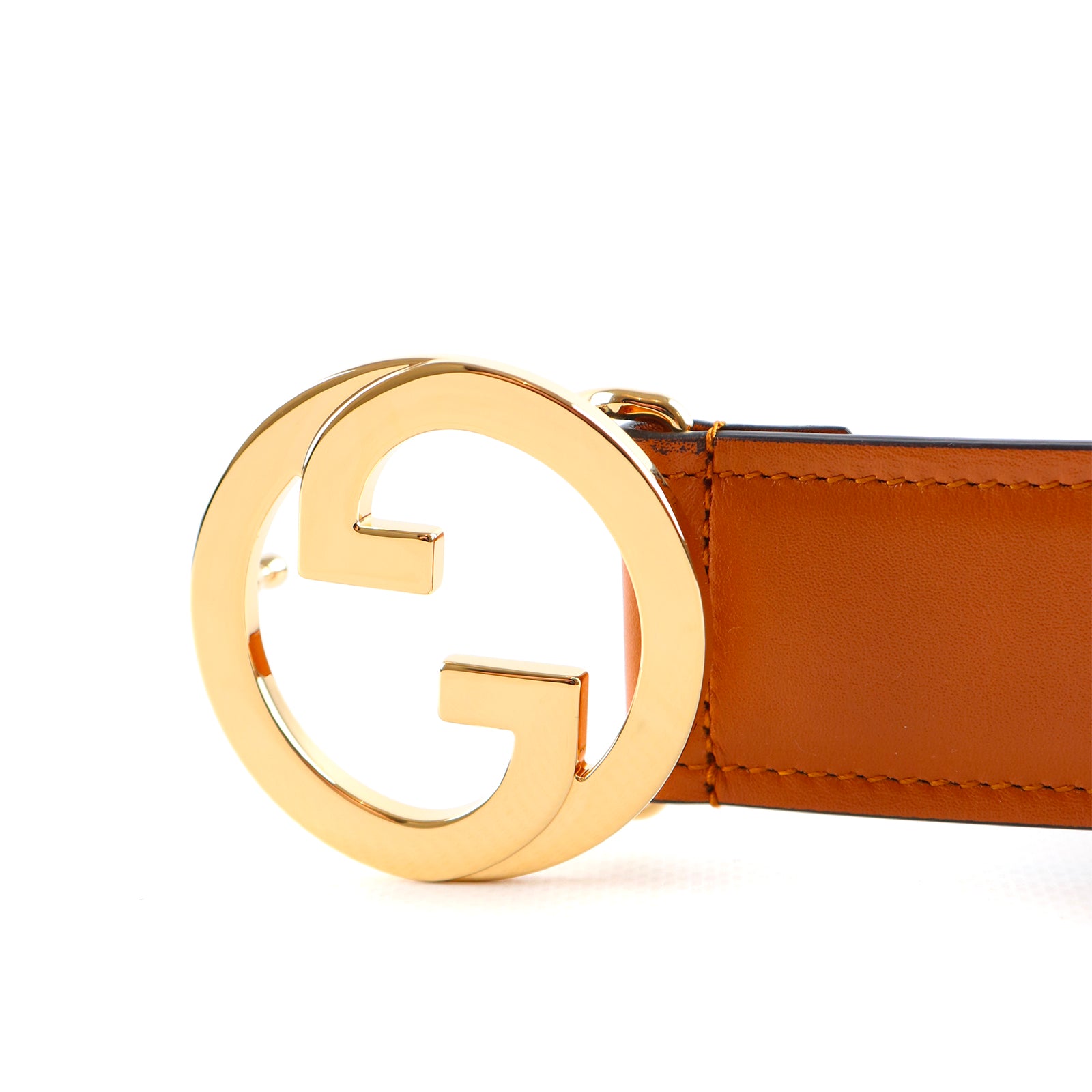 GUCCI - GG Blondie belt in brown leather (T85)