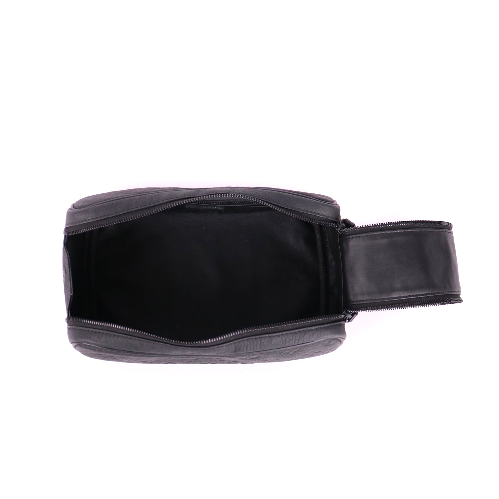 LOUIS VUITTON - Trousse de toilette Dopp Kit en cuir grainé noir
