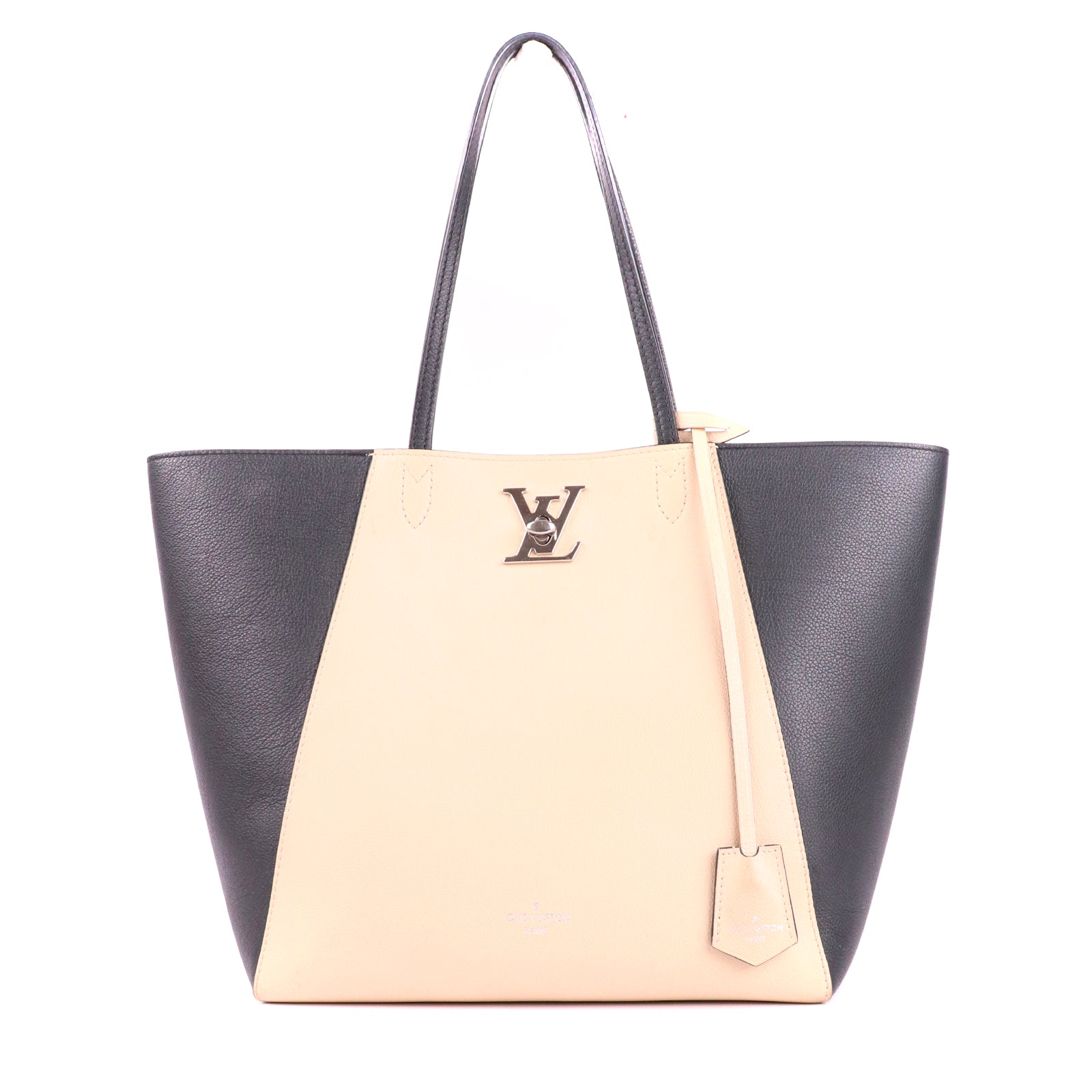 LOUIS VUITTON - Sac cabas Lockme twist bicolore