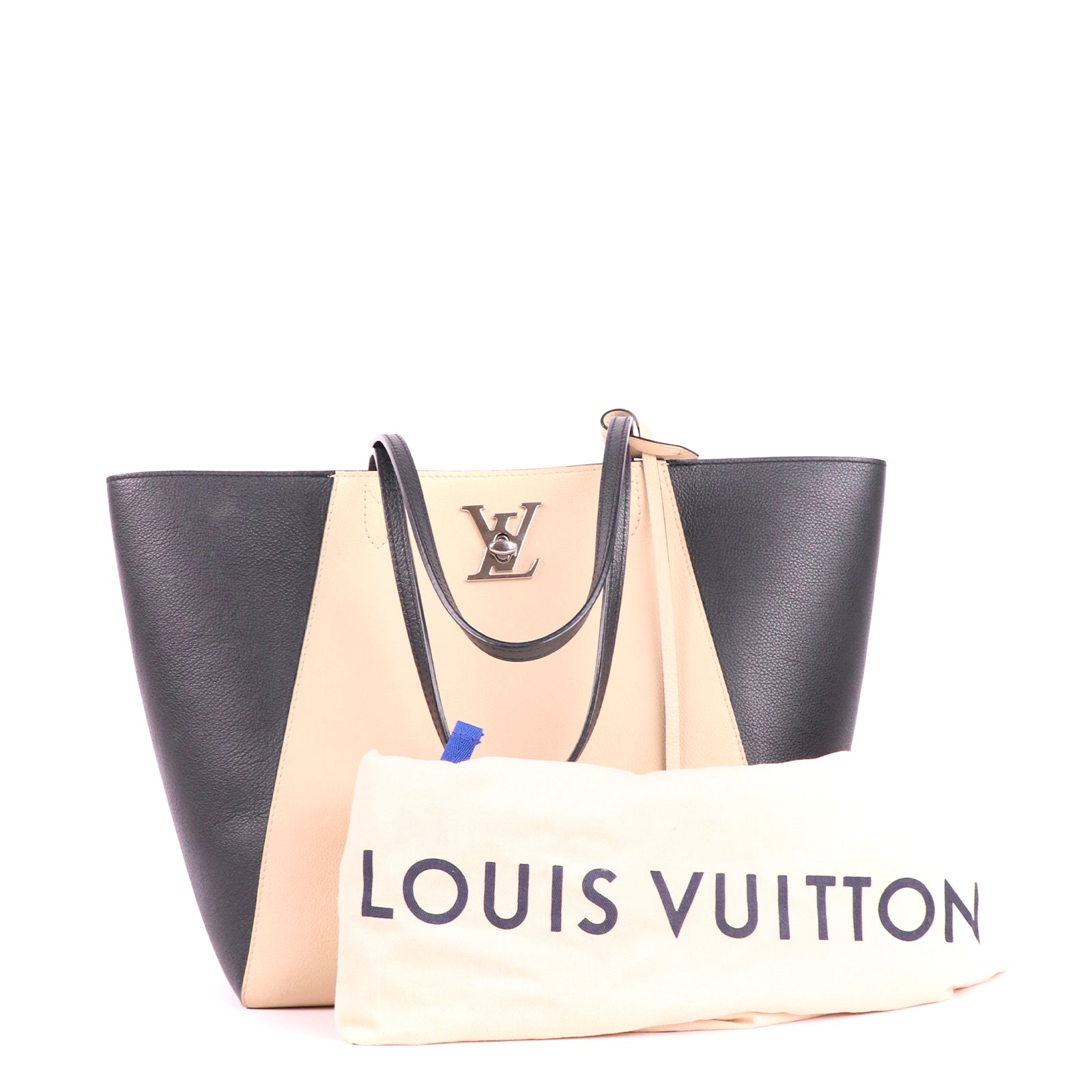 LOUIS VUITTON - Sac cabas Lockme twist bicolore