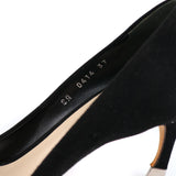 DIOR - Escarpins en daim noir (T37)