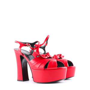 SAINT LAURENT - Candy platform sandals (T38)