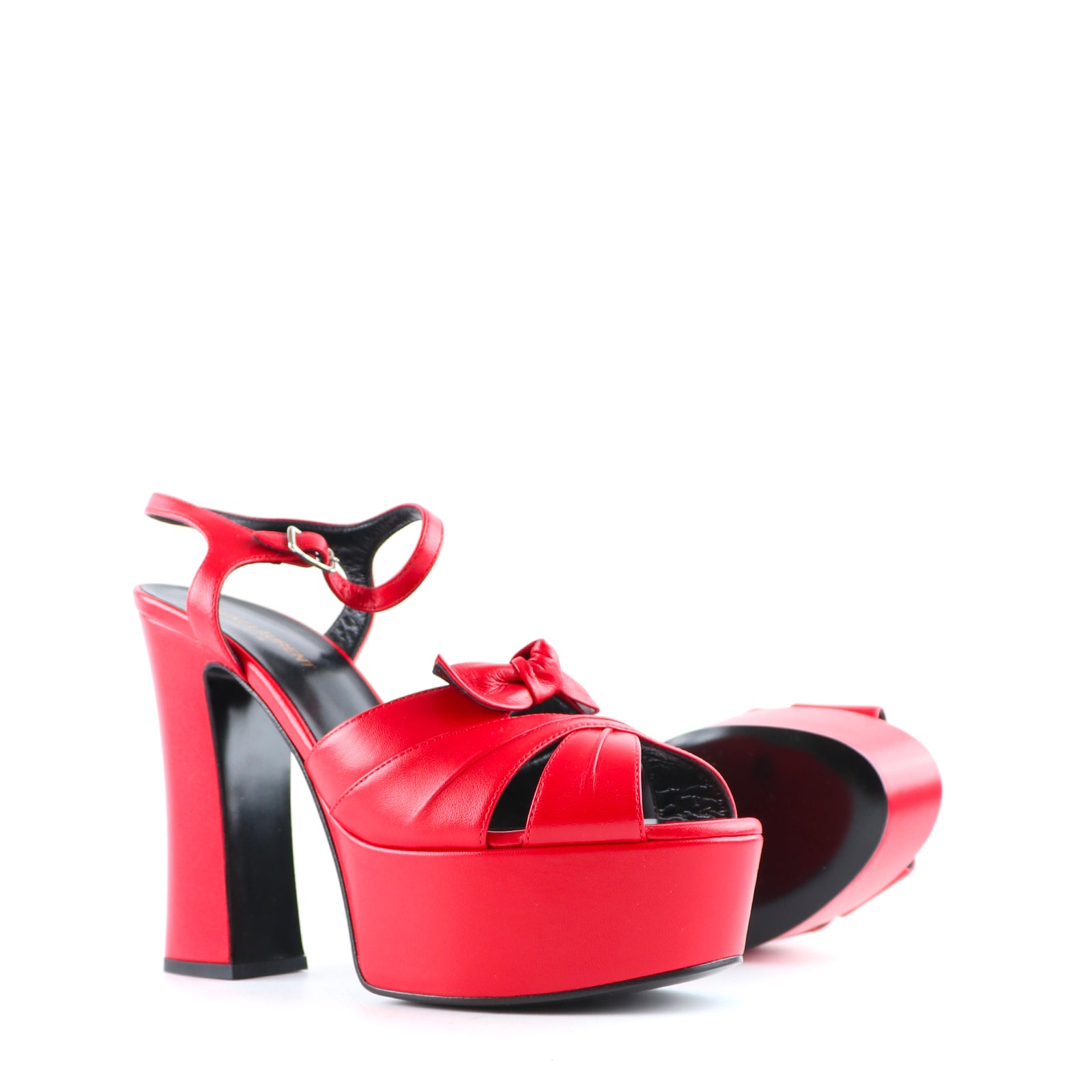 SAINT LAURENT - Candy platform sandals (T38)