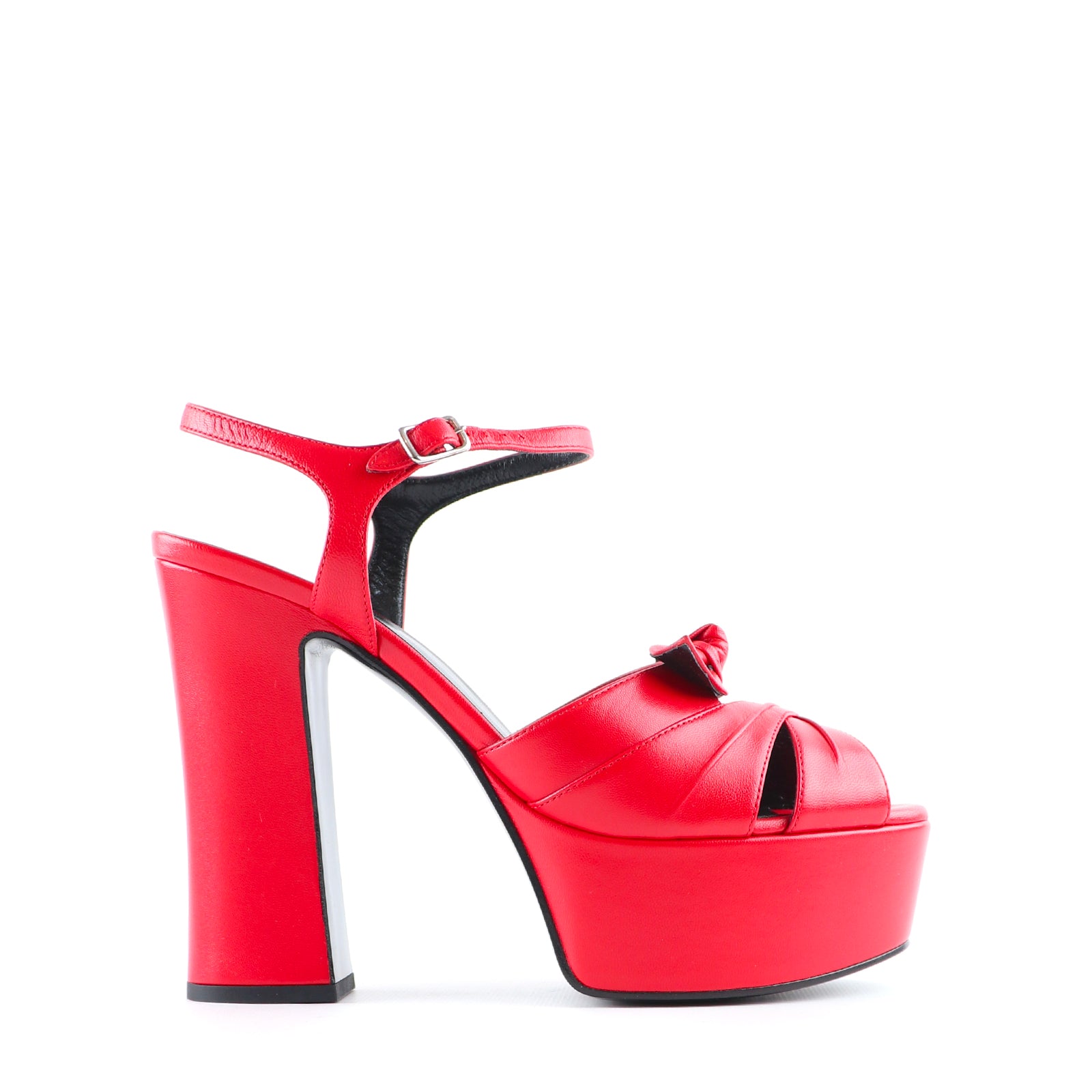SAINT LAURENT - Candy platform sandals (T38)