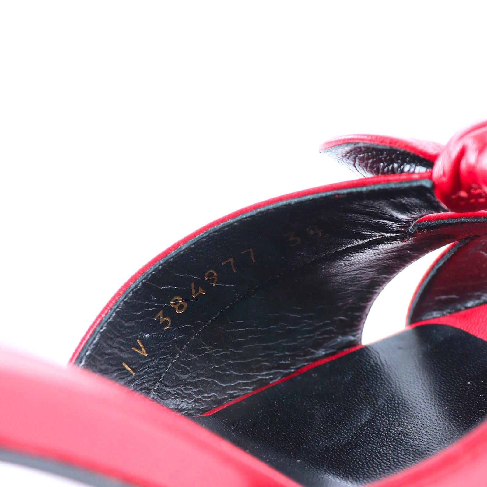 SAINT LAURENT - Candy platform sandals (T38)