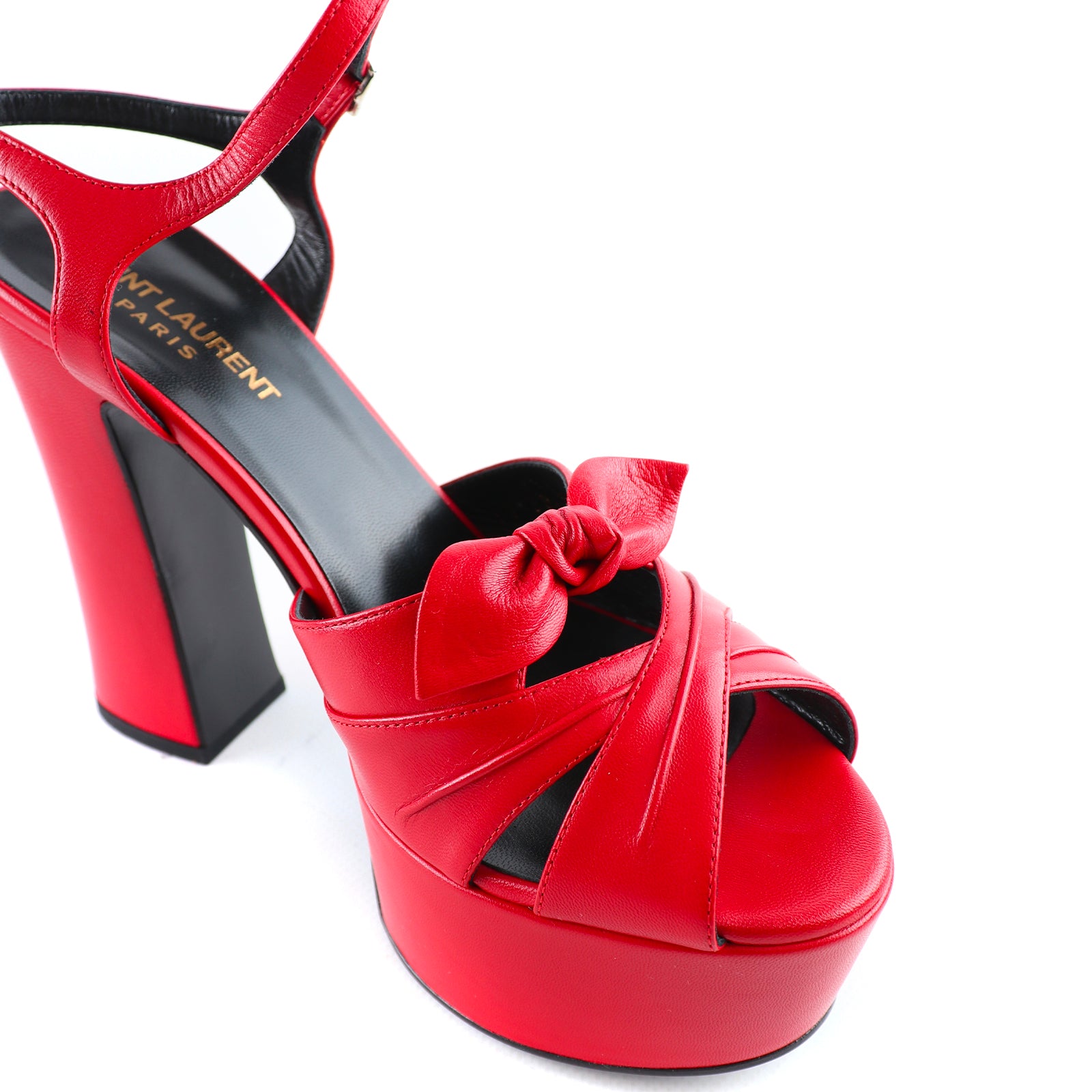 SAINT LAURENT - Candy platform sandals (T38)