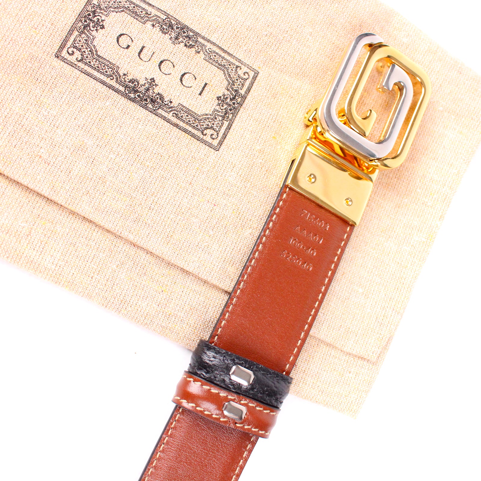 GUCCI - Reversible belt (T100)