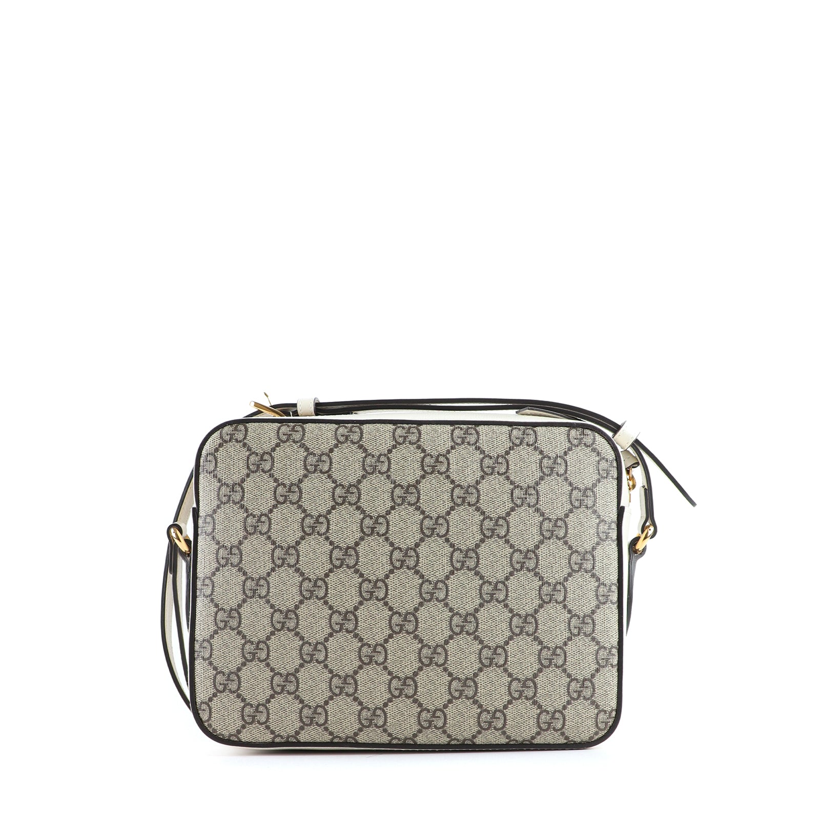 GUCCI - Horsebit 1955 shoulder bag in leather and canvas