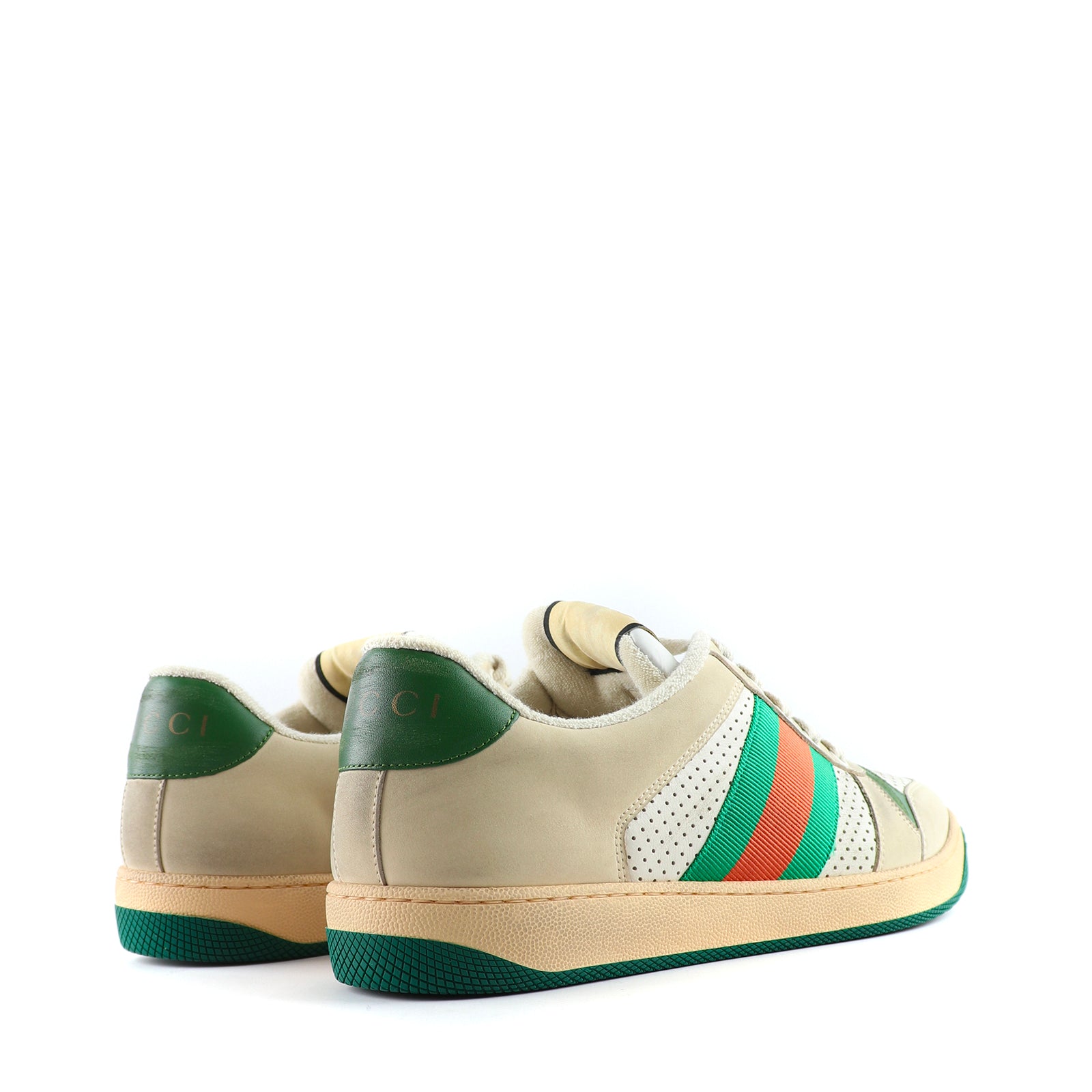 GUCCI - Screener leather sneakers (T42.5)