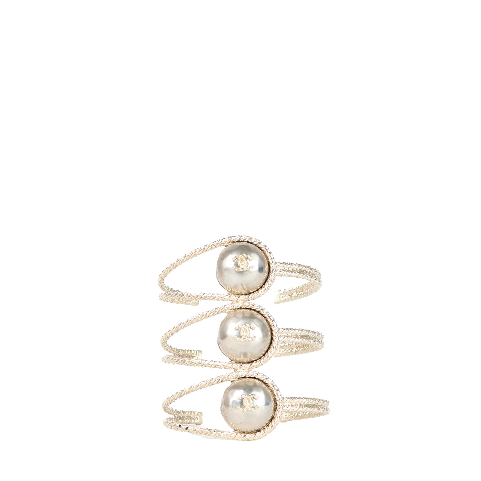 CHANEL - Manchette triple CC