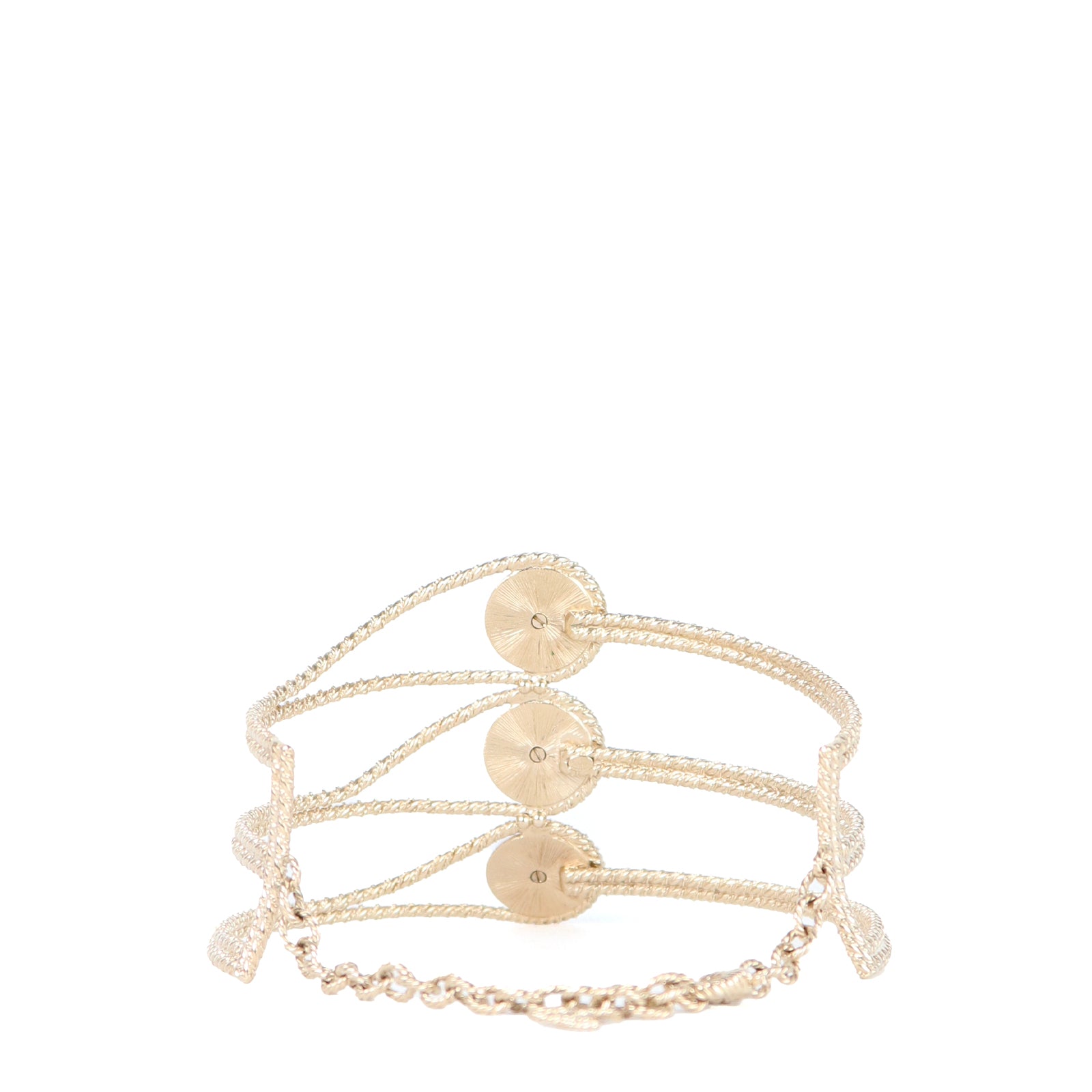 CHANEL - Collier chocker triple CC