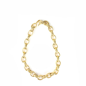 CHANEL - Large quilted chain necklace