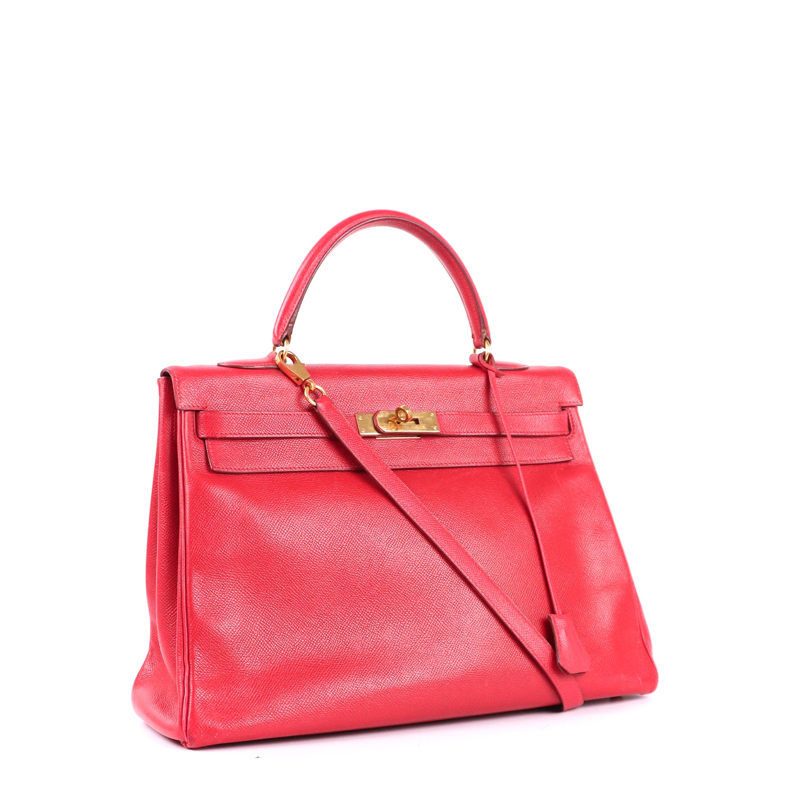 HERMÈS - Sac à bandoulière Kelly 35 en cuir epsom