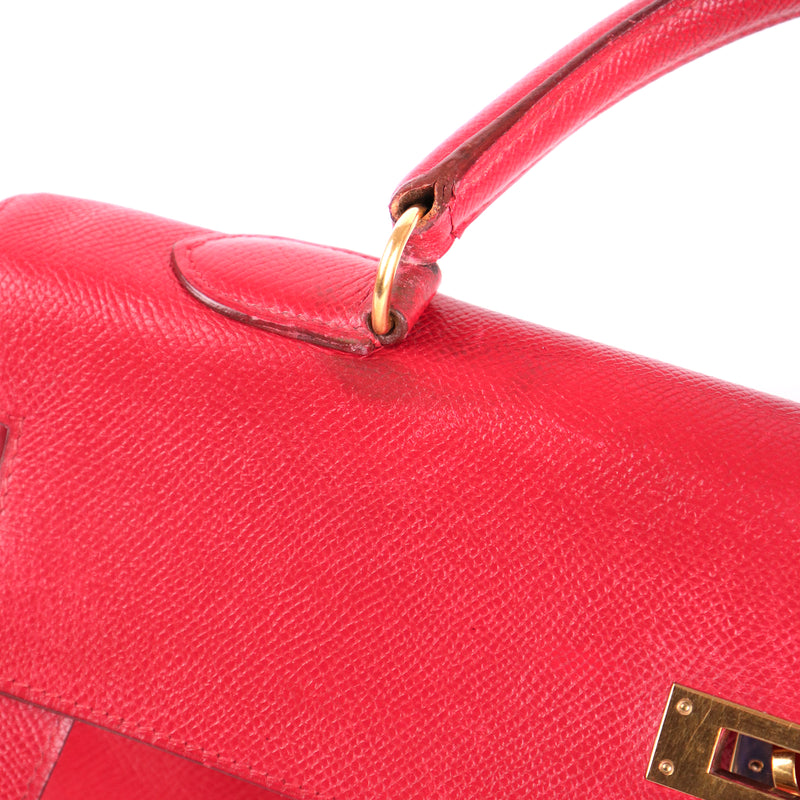 HERMÈS - Sac à bandoulière Kelly 35 en cuir epsom