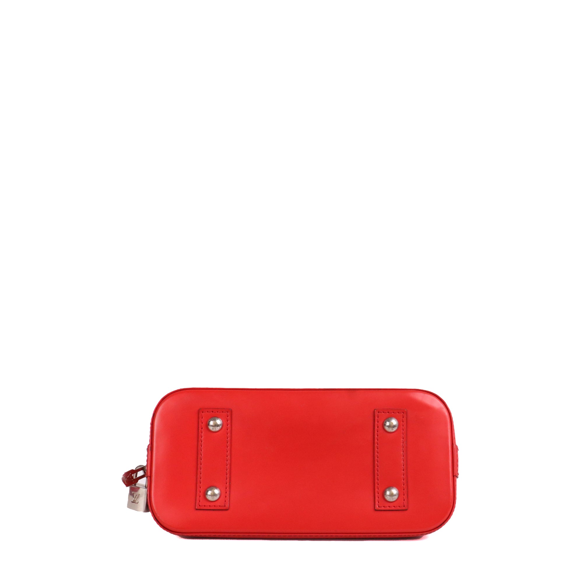 LOUIS VUITTON - Sac à bandoulière Alma BB Louis Vuitton en cuir épi rouge