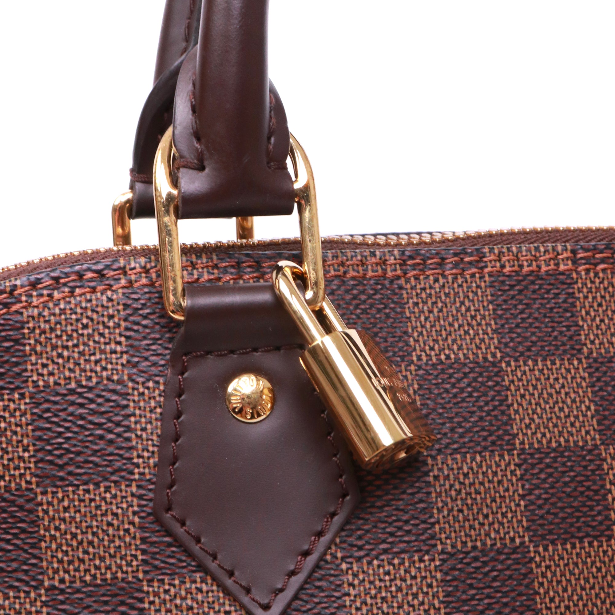 LOUIS VUITTON - Louis Vuitton Alma BB shoulder bag in ebony damier canvas