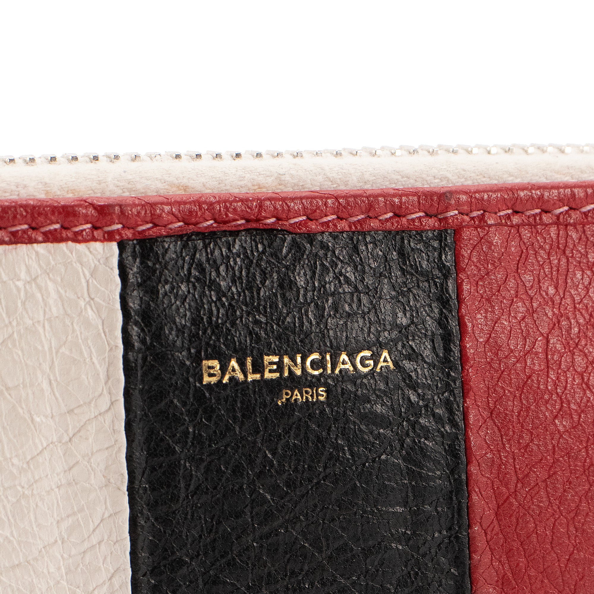 BALENCIAGA - Balenciaga Bazar wallet in multicolor leather