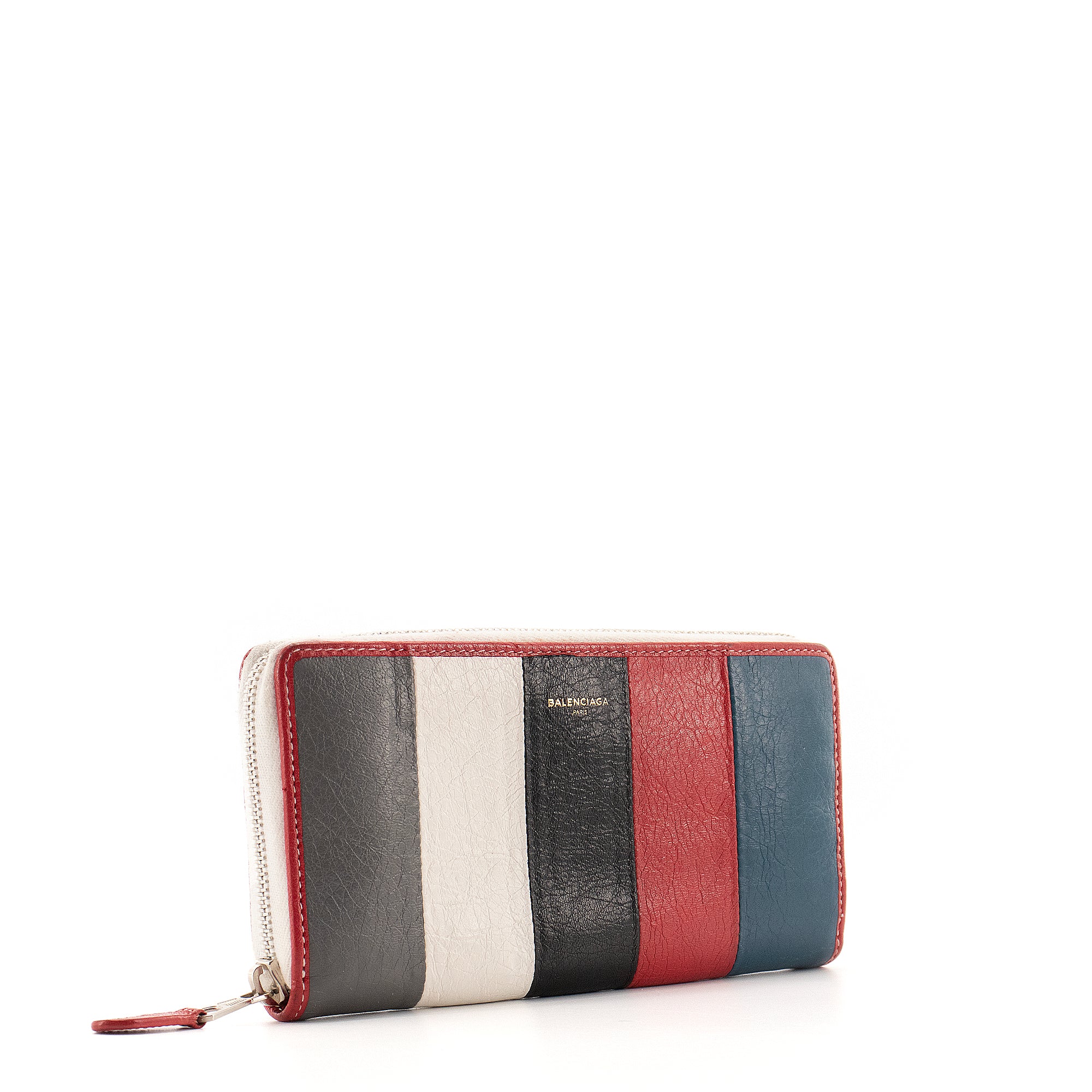BALENCIAGA - Balenciaga Bazar wallet in multicolor leather