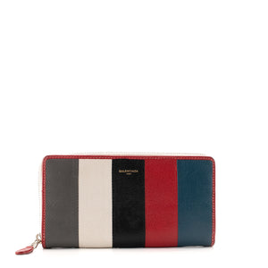 BALENCIAGA - Balenciaga Bazar wallet in multicolor leather