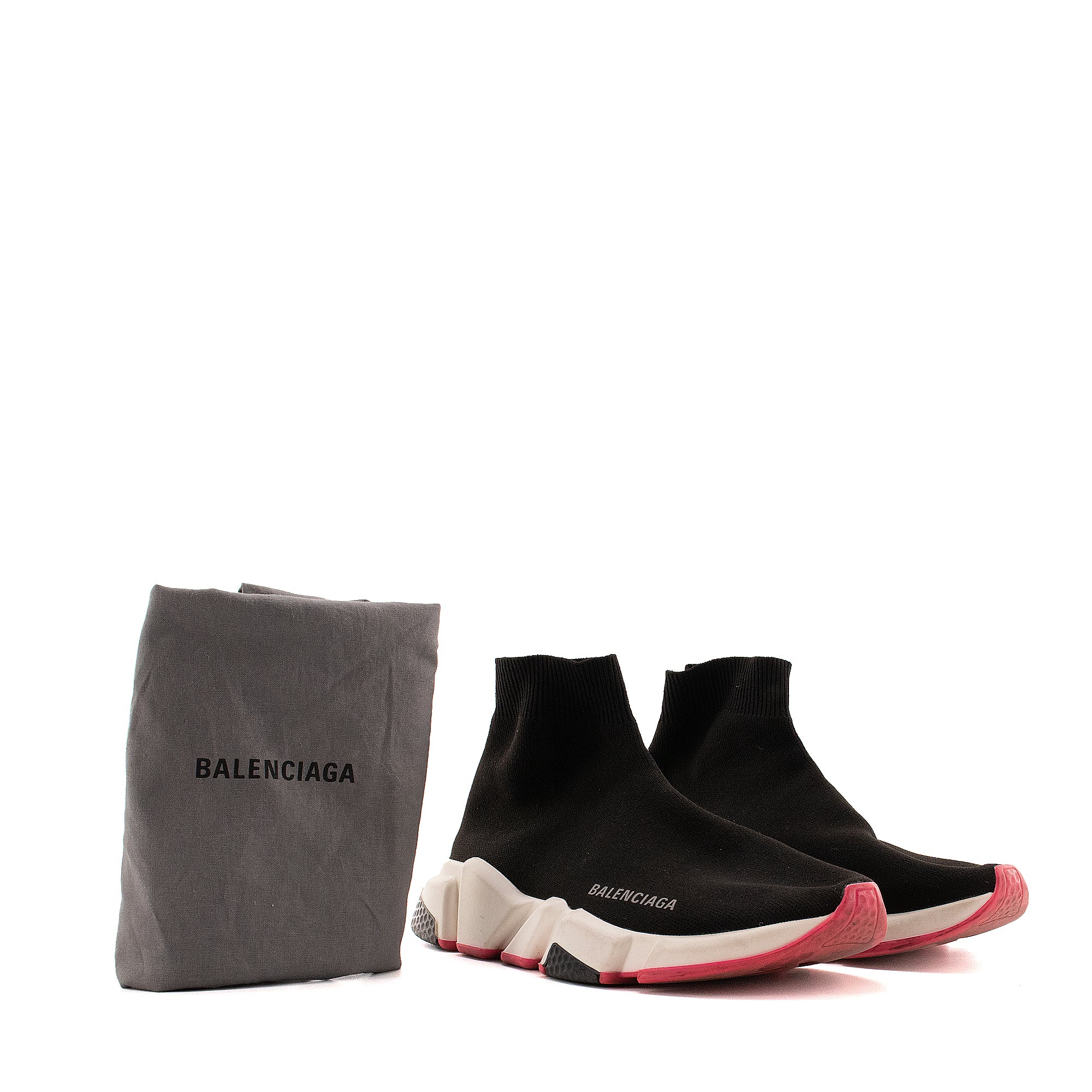 BALENCIAGA - Sneakers Speed Balenciaga en toile noire (T37)
