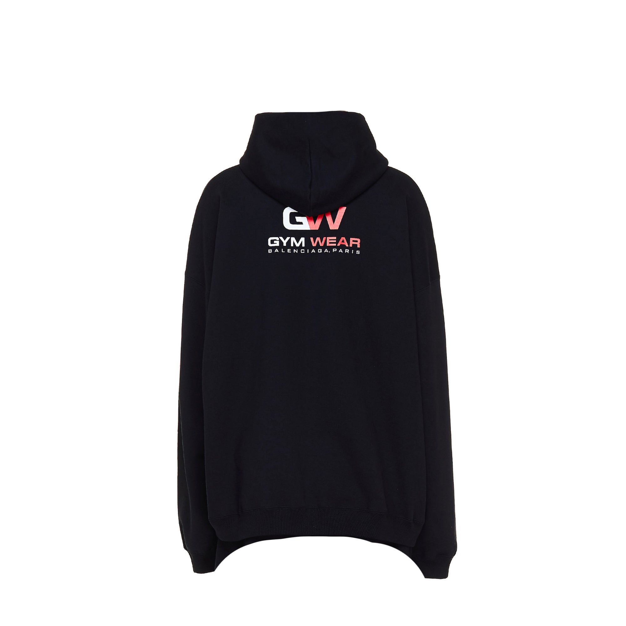 BALENCIAGA - Veste à capuche GymWear Balenciaga en coton noir (S)