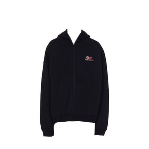 BALENCIAGA - Veste à capuche GymWear Balenciaga en coton noir (S)